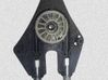 Rear window lifting mechanism without motor 