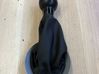 Gear lever shifter trim leather/knob 