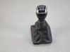 Gear lever shifter trim leather/knob 