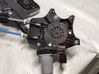 Rear door window regulator with motor 7932190