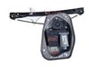 Rear door window regulator with motor 1K4839462A