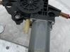 Front door window regulator with motor 1567722