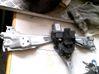 Rear door window regulator with motor 9224E2