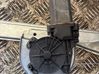 Rear door window regulator with motor 8200291153