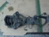 Amortiguador delantero con muelle espiral 