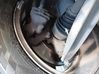 Front wheel hub spindle knuckle 