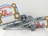 Front door window regulator with motor 402214