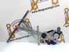 Front door window regulator with motor 96942997