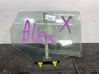 Rear door window glass 823003195R