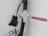 Rear window lifting mechanism without motor 565839461