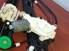 Front door window regulator with motor 7060266