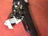 Rear door window regulator with motor 7184746