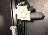 Rear door window regulator with motor 7184746