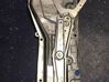 Rear door window regulator with motor 9152327