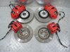 Brake discs and calipers set 95B615106T
