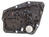 Rear door window regulator with motor 7393459