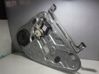 Rear window lifting mechanism without motor 