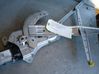 Front window lifting mechanism without motor 