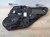 Rear window lifting mechanism without motor 