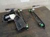 Front window lifting mechanism without motor 