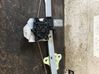 Front window lifting mechanism without motor 