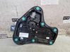 Rear window lifting mechanism without motor 