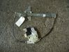 Front window lifting mechanism without motor 