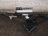 Rear window lifting mechanism without motor 