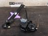 Rear window lifting mechanism without motor 