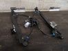 Rear window lifting mechanism without motor 