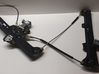 Front door window regulator with motor 7184741