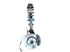 Front wheel hub spindle knuckle 