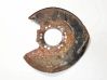 Rear brake disc plate dust cover 