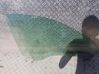 Front door window glass four-door 