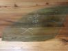 Front door window glass four-door 43R00048