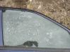 Front door window glass four-door 