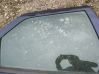 Rear door window glass 