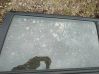Rear door window glass 