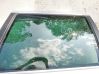 Rear door window glass 