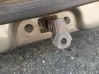 Rear door check strap stopper 