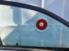 Front door window glass four-door 