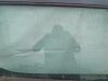 Rear door window glass JUODA