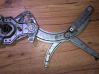 Sliding door window regulator with motor 357837401B