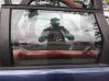 Rear door window glass 