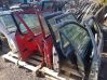 Rear door RAUDONOS