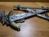Sliding door window regulator with motor 
