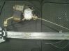 Sliding door window regulator with motor 