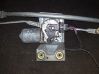 Front wiper linkage and motor 