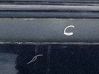 Rear bumper trim bar molding 