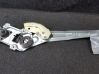 Sliding door window regulator with motor 